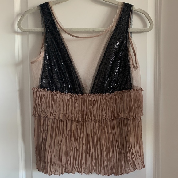 NWT💥HP🎉 BCBGMaxAzria Flirty Party Tank Top (XS) - Picture 2 of 8